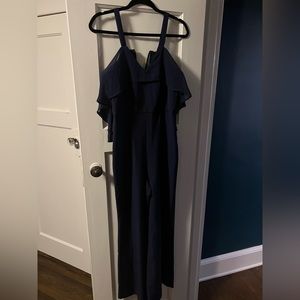 Jay Godfrey Navy Jumpsuit